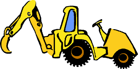 Digging with a Back Hoe Machine