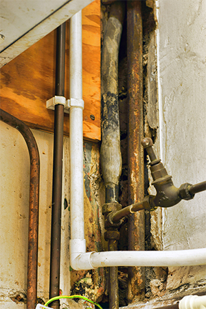 Old Pipes In Kitchen