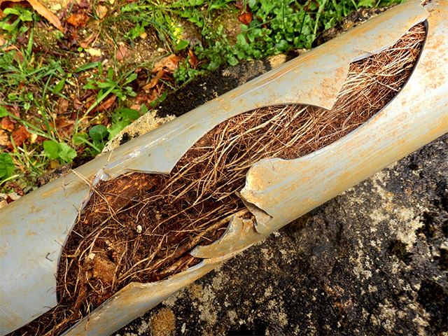 Blocked Drain Tree Root